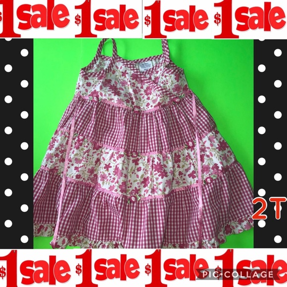 Other - 🍭$1 BUNDLE SALE 💚💕Baby Size 2T Dress 💕